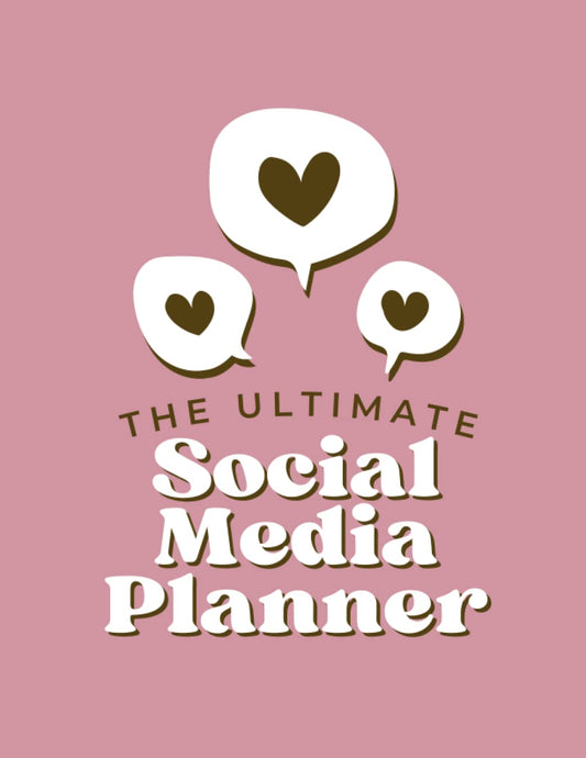 The wild swans Social Media Planner – Content Strategy & Post Scheduling Organizer | Marketing Planner for Creators & Business