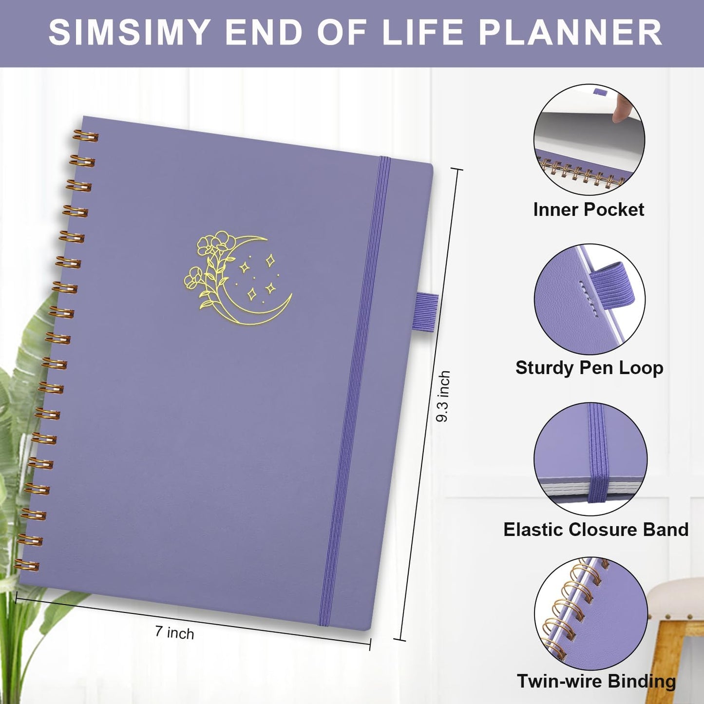 The wild swans End of Life Planner – Estate Planning & Important Information Organizer | Final Wishes & Legacy Workbook