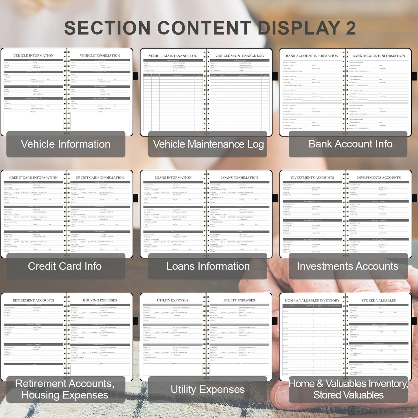 The wild swans End of Life Planner – Estate Planning & Important Information Organizer | Final Wishes & Legacy Workbook